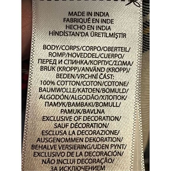 Polo Ralph Lauren Classic Fit Red/Cream Plaid Flannel Shirt Size Small NWT (3472 - Picture 5 of 7